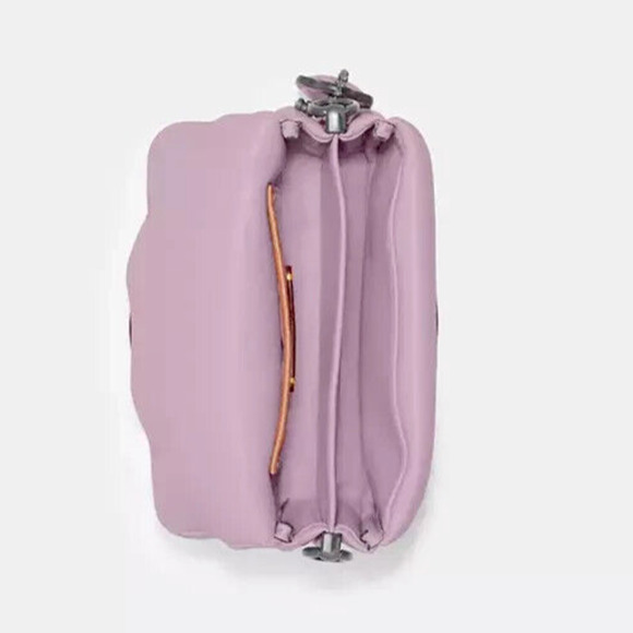 Coach Pillow Tabby 18 Purple Nappa Leather Mini Shoulder Bag Or Crossbody NEW - Picture 7 of 14